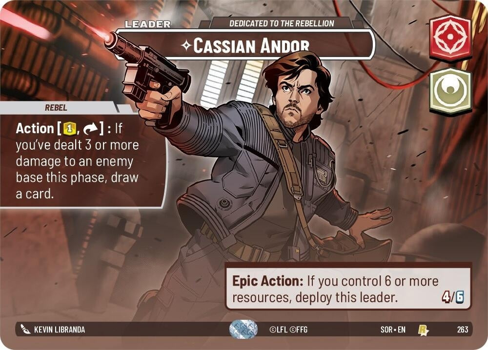 Image for Cassian Andor - Dedicated to the Rebellion (Showcase) - Star Wars: Unlimited
