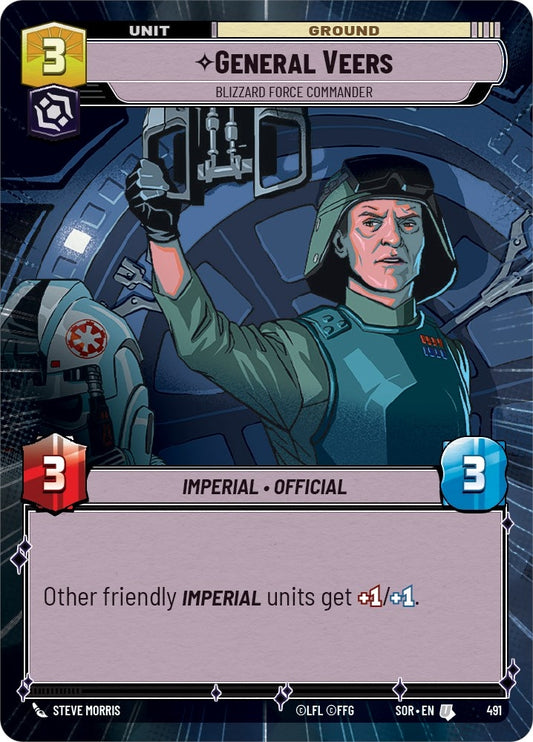 Image for General Veers - Blizzard Force Commander (Hyperspace) - Star Wars: Unlimited