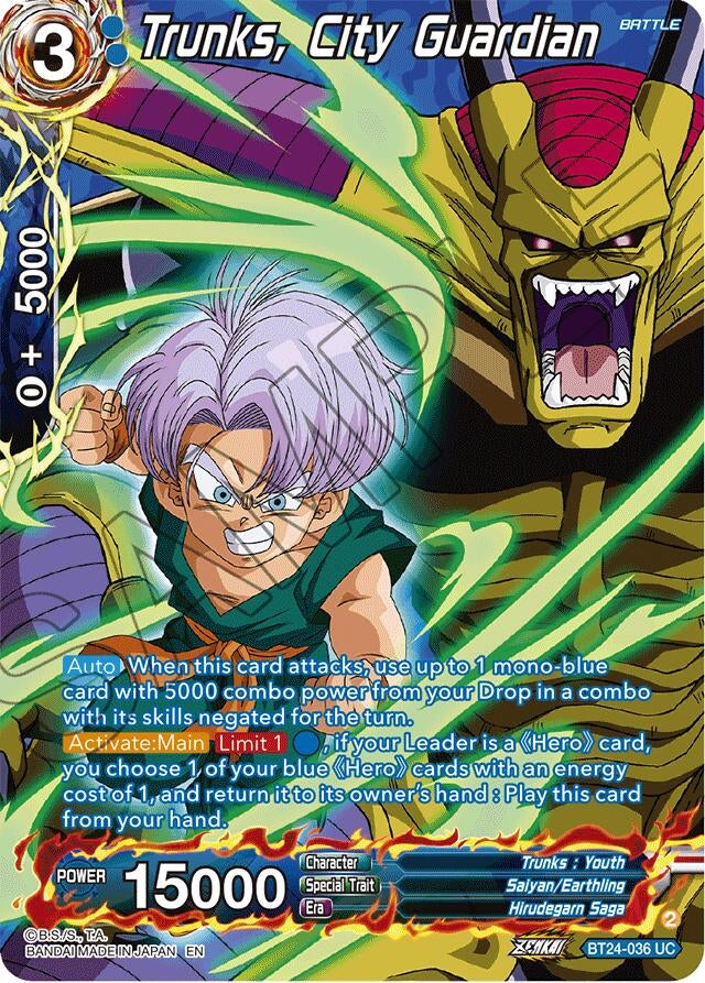 Image for Trunks, City Guardian (Collector Booster Silver) - Dragon Ball Super: Masters