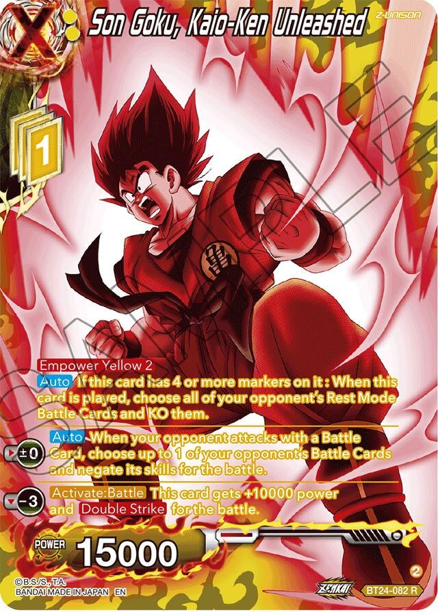 Image for Son Goku, Kaio-Ken Unleashed (Collector Booster Silver) - Dragon Ball Super: Masters