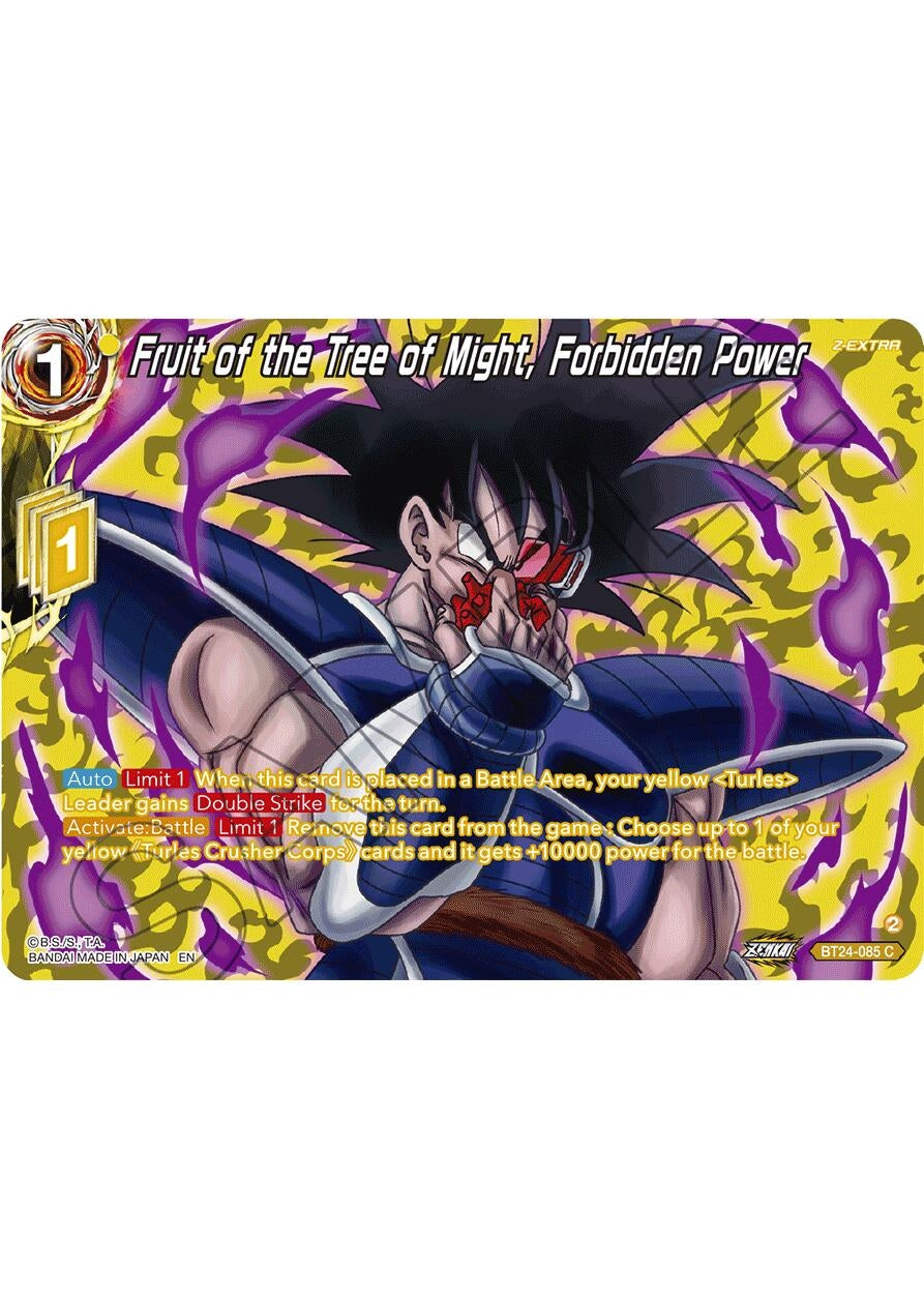 Image for Fruit of the Tree of Might, Forbidden Power (Collector Booster Silver) - Dragon Ball Super: Masters