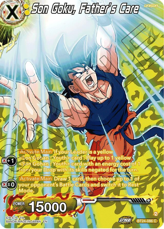 Image for Son Goku, Father's Care (Collector Booster Silver) - Dragon Ball Super: Masters