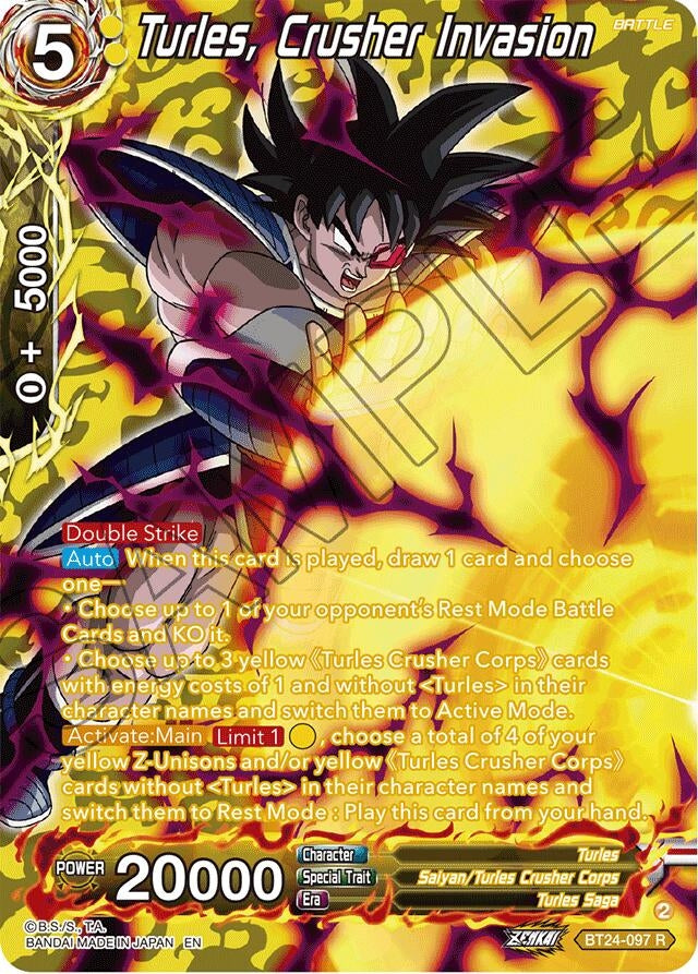 Image for Turles, Crusher Invasion (Collector Booster Silver) - Dragon Ball Super: Masters