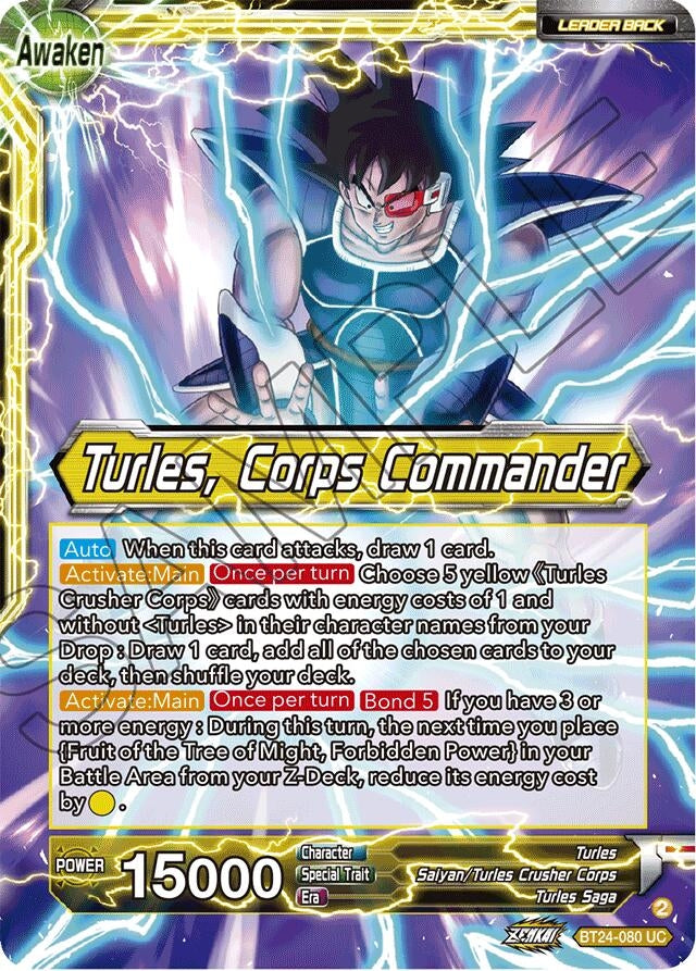 Image for Turles // Turles, Corps Commander (Collector Booster Foil) - Dragon Ball Super: Masters