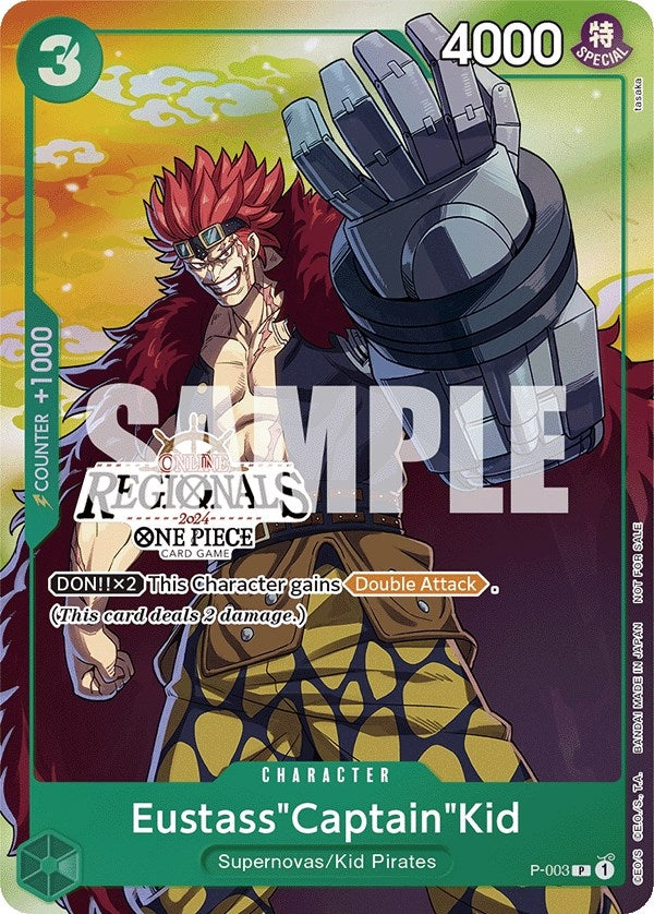 Image for Eustass"Captain"Kid (Online Regional 2024 Vol. 2) [Participant] - One Piece Card Game