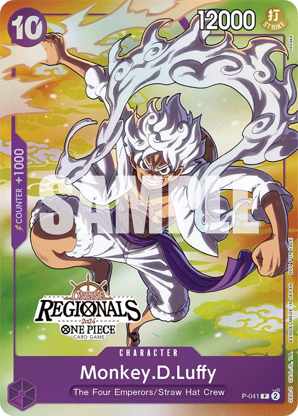 Image for Monkey.D.Luffy (041) (Online Regional 2024 Vol. 2) [Participant] - One Piece Card Game