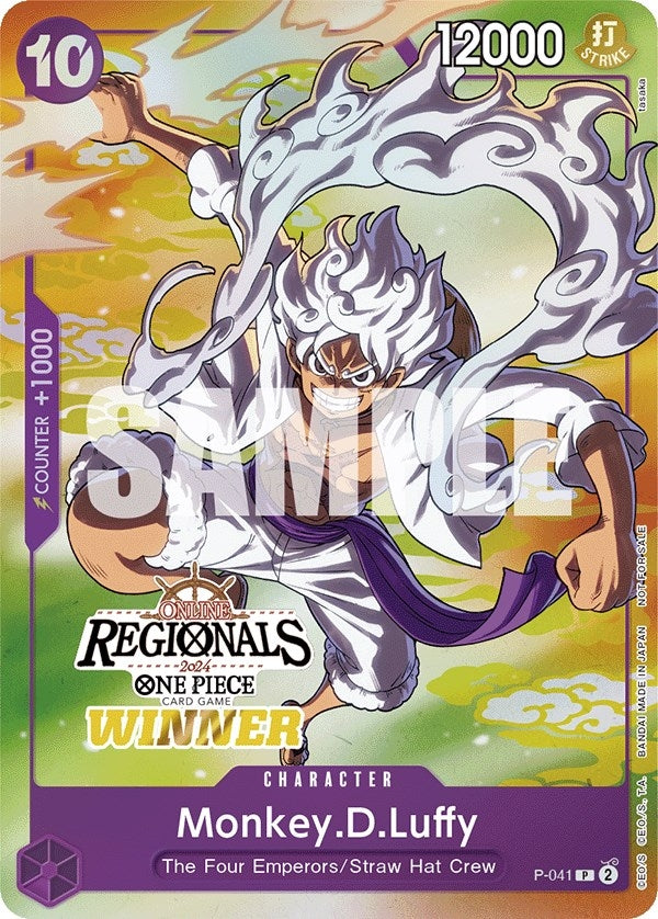 Image for Monkey.D.Luffy (041) (Online Regional 2024 Vol. 2) [Winner] - One Piece Card Game