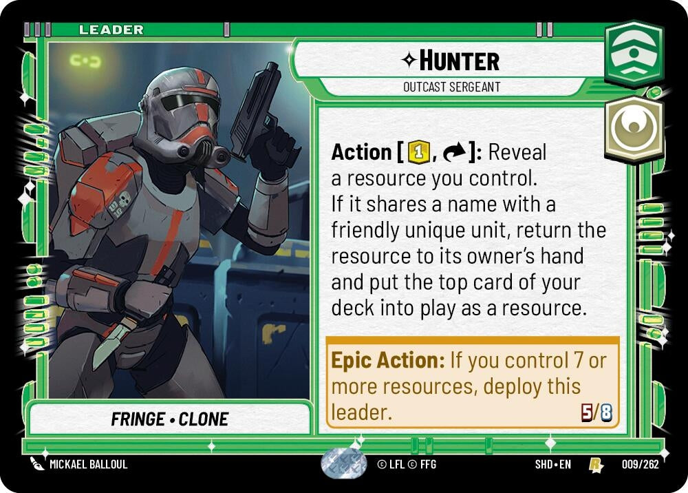 Image for Hunter - Outcast Sergeant - Star Wars: Unlimited