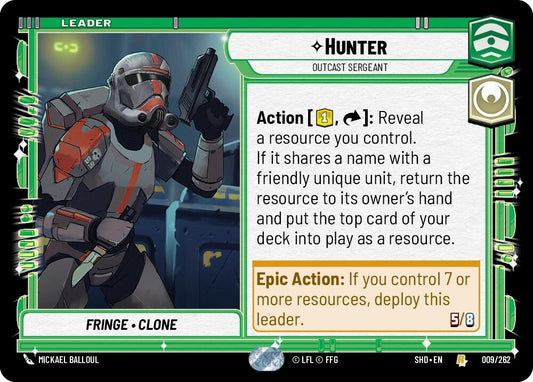 Image for Hunter - Outcast Sergeant - Star Wars: Unlimited