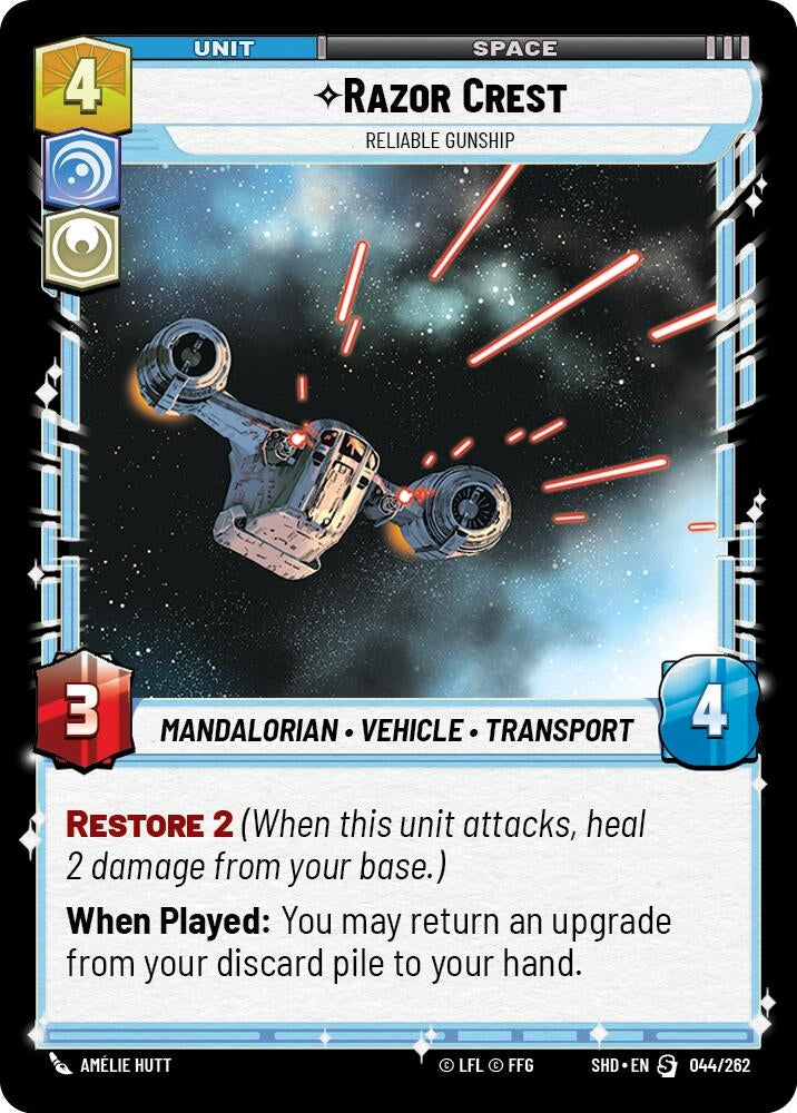 Image for Razor Crest - Reliable Gunship - Star Wars: Unlimited