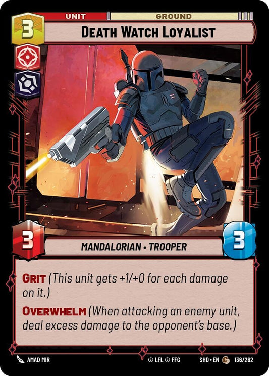 Image for Death Watch Loyalist - Star Wars: Unlimited