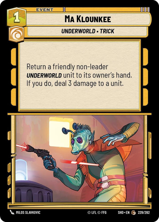 Image for Ma Klounkee - Star Wars: Unlimited