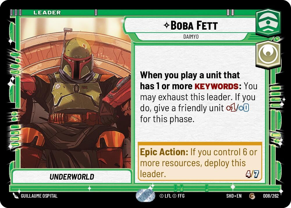 Image for Boba Fett - Daimyo - Star Wars: Unlimited