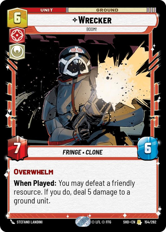 Image for Wrecker - Boom! - Star Wars: Unlimited