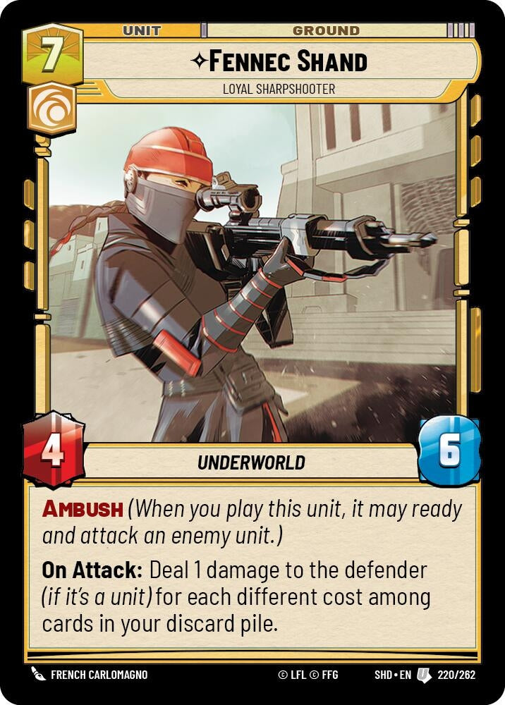 Image for Fennec Shand - Loyal Sharpshooter - Star Wars: Unlimited