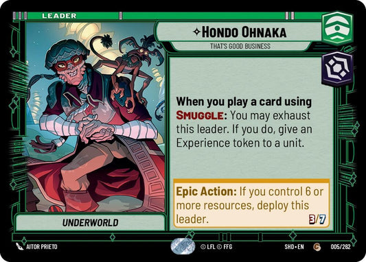 Image for Hondo Ohnaka - That's Good Business - Star Wars: Unlimited