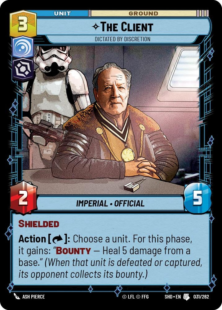 Image for The Client - Dictated by Discretion - Star Wars: Unlimited