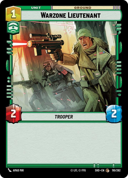 Image for Warzone Lieutenant - Star Wars: Unlimited