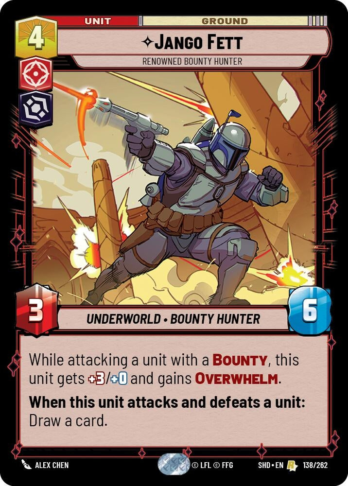 Image for Jango Fett - Renowned Bounty Hunter - Star Wars: Unlimited