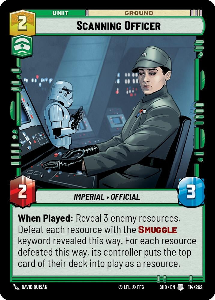 Image for Scanning Officer - Star Wars: Unlimited