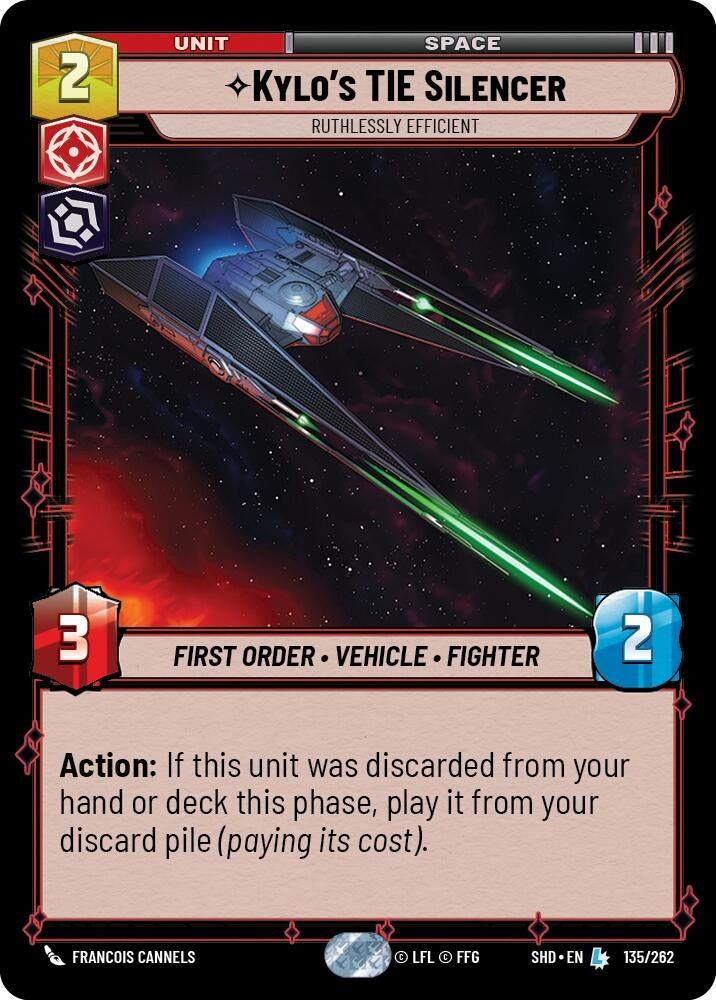Image for Kylo's TIE Silencer - Ruthlessly Efficient - Star Wars: Unlimited