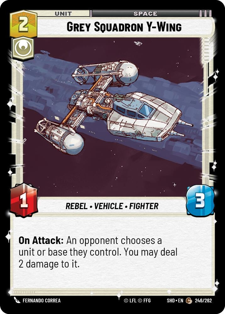 Image for Grey Squadron Y-Wing - Star Wars: Unlimited