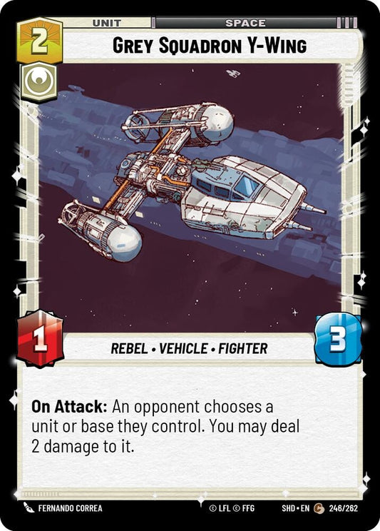 Image for Grey Squadron Y-Wing - Star Wars: Unlimited