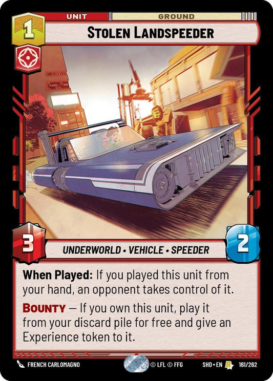 Image for Stolen Landspeeder - Star Wars: Unlimited