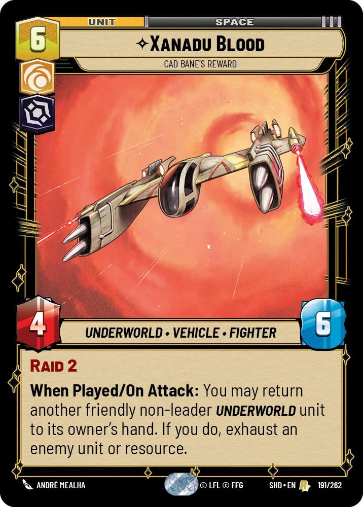 Image for Xanadu Blood - Cad Bane's Reward - Star Wars: Unlimited
