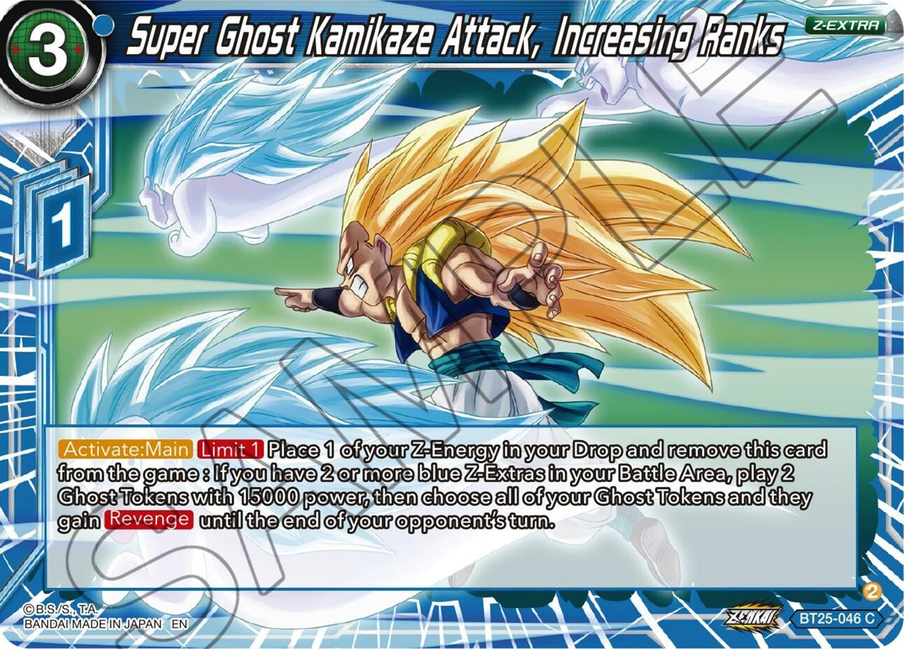 Image for Super Ghost Kamikaze Attack, Increasing Ranks - Dragon Ball Super: Masters