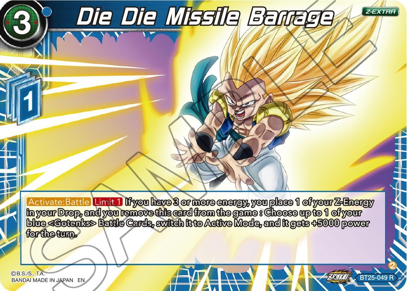 Image for Die Die Missile Barrage - Dragon Ball Super: Masters