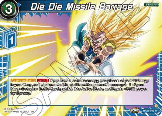 Image for Die Die Missile Barrage - Dragon Ball Super: Masters