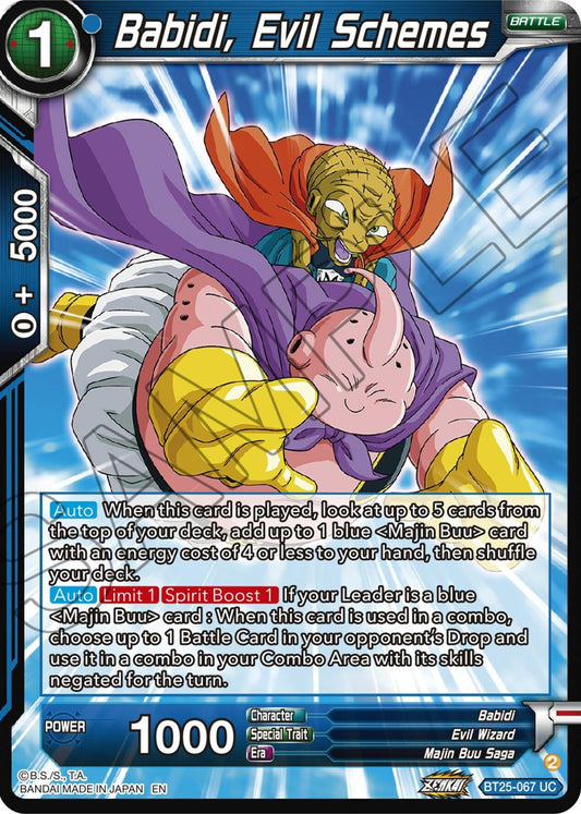 Image for Babidi, Evil Schemes - Dragon Ball Super: Masters