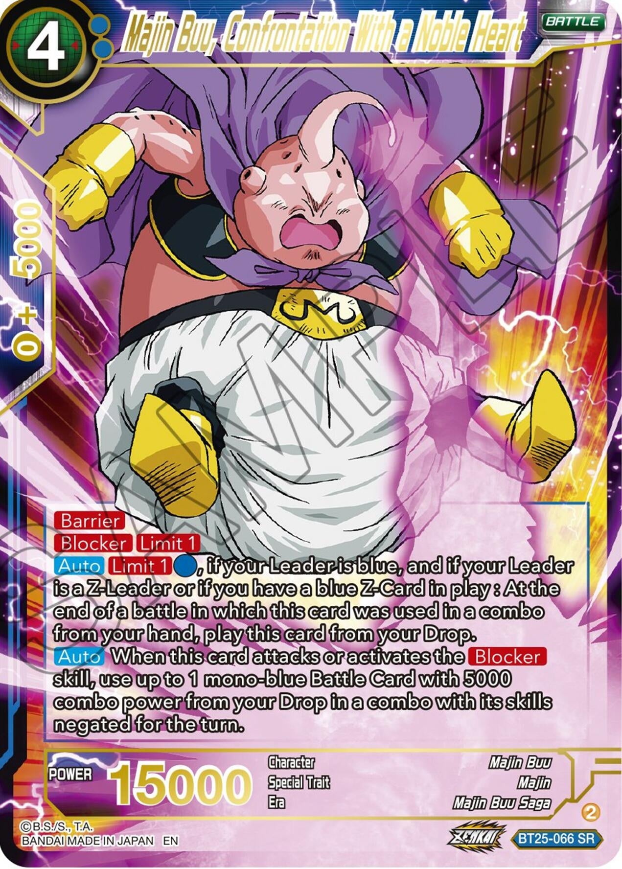 Image for Majin Buu, Confrontation With a Noble Heart - Dragon Ball Super: Masters