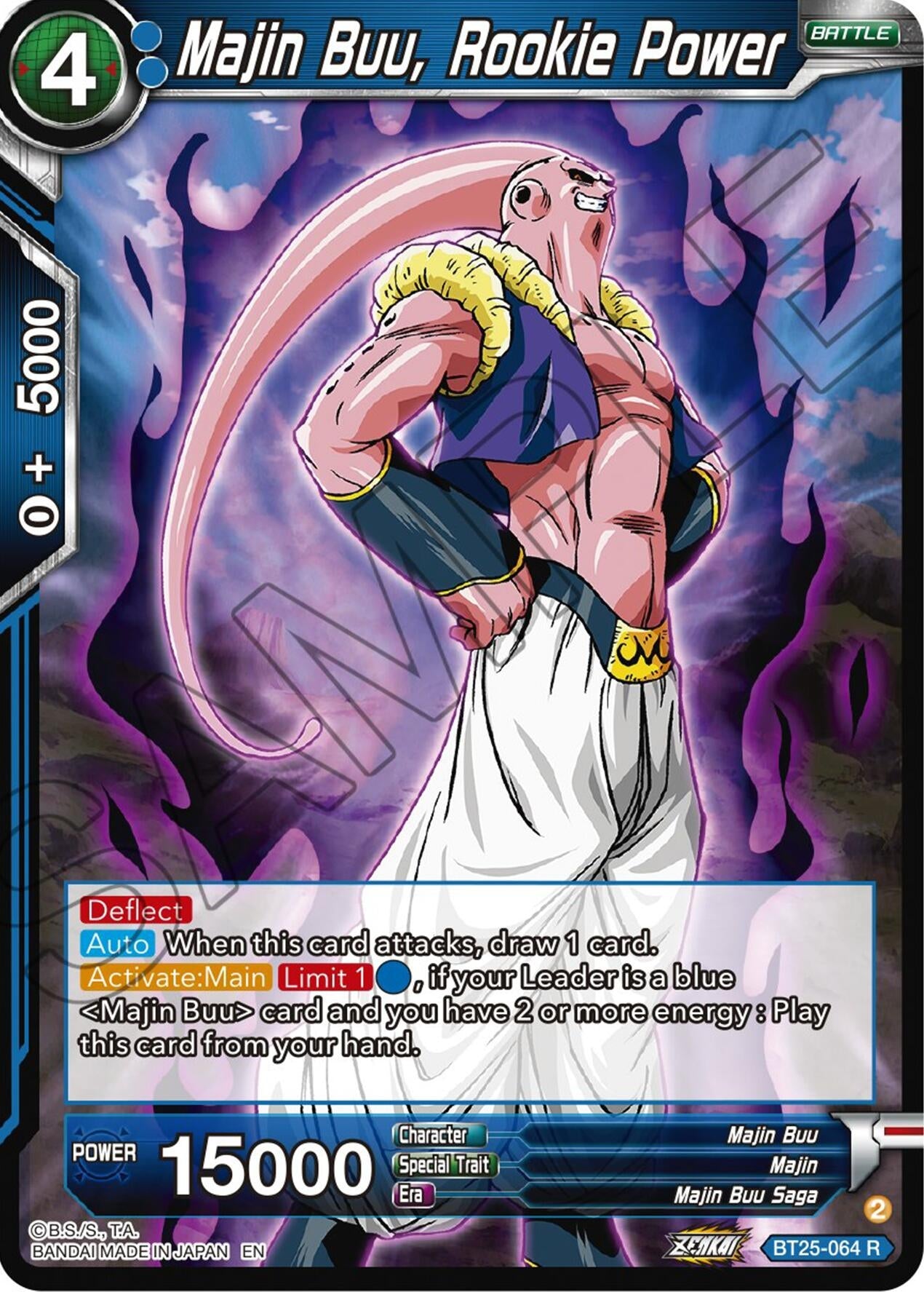Image for Majin Buu, Rookie Power - Dragon Ball Super: Masters