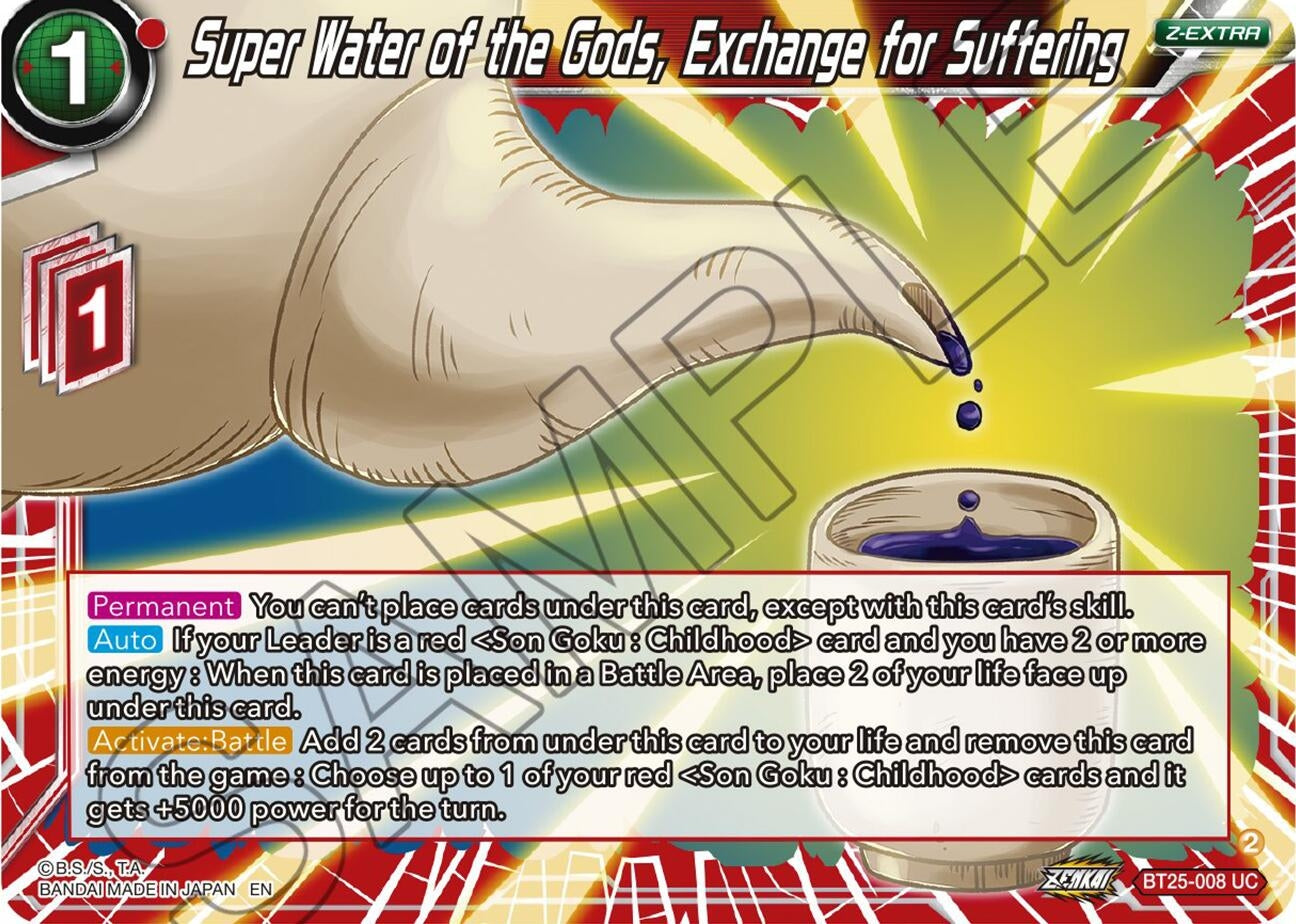 Image for Super Water of the Gods, Exchange for Suffering - Dragon Ball Super: Masters
