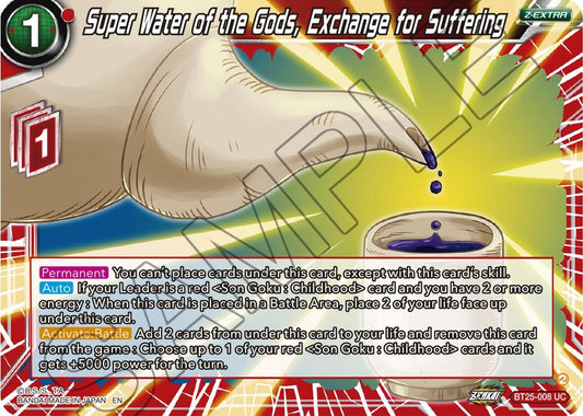 Image for Super Water of the Gods, Exchange for Suffering - Dragon Ball Super: Masters