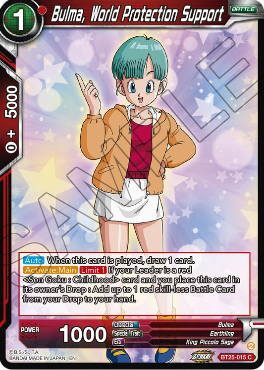 Image for Bulma, World Protection Support - Dragon Ball Super: Masters