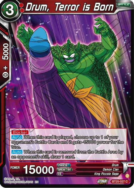 Image for Drum, Terror is Born - Dragon Ball Super: Masters