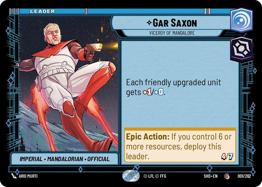 Image for Gar Saxon - Viceroy of Mandalore - Star Wars: Unlimited