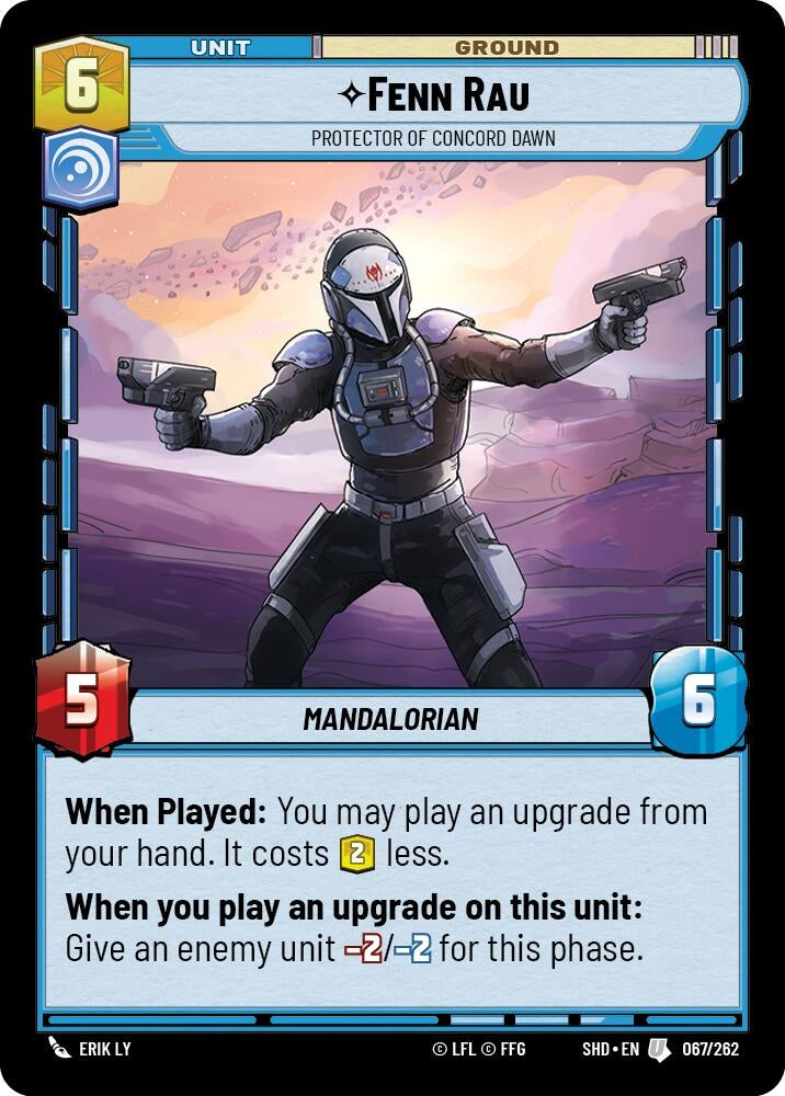 Image for Fenn Rau - Protector of Concord Dawn - Star Wars: Unlimited