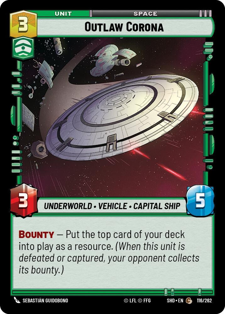 Image for Outlaw Corona - Star Wars: Unlimited