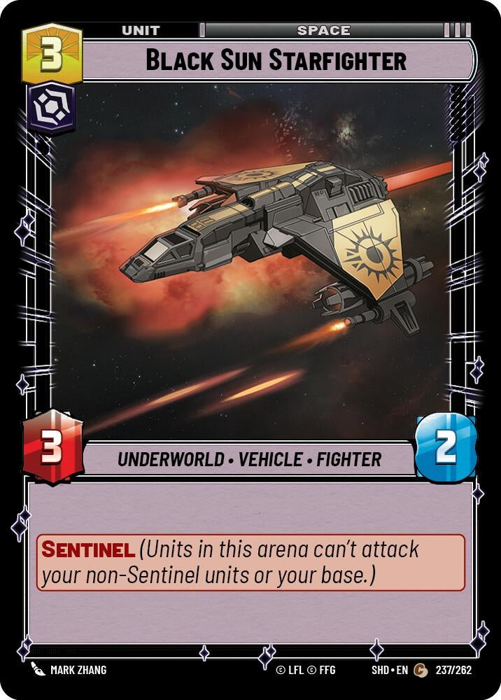 Image for Black Sun Starfighter - Star Wars: Unlimited