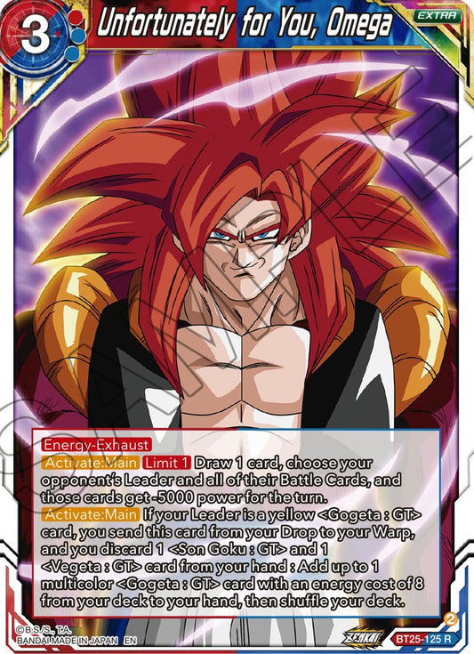Image for Unfortunately for You, Omega - Dragon Ball Super: Masters