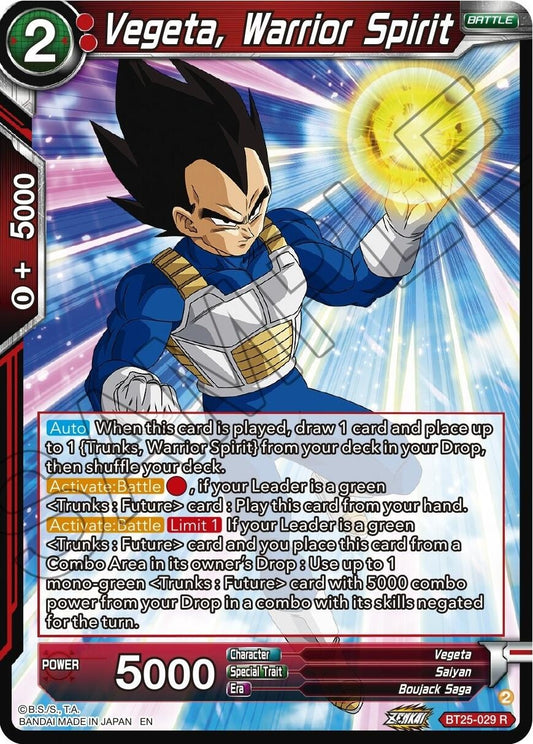 Image for Vegeta, Warrior Spirit - Dragon Ball Super: Masters