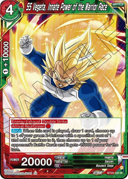 Image for SS Vegeta, Innate Power of the Warrior Race - Dragon Ball Super: Masters