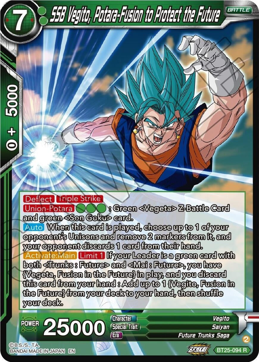 Image for SSB Vegito, Potara-Fusion to Protect the Future - Dragon Ball Super: Masters