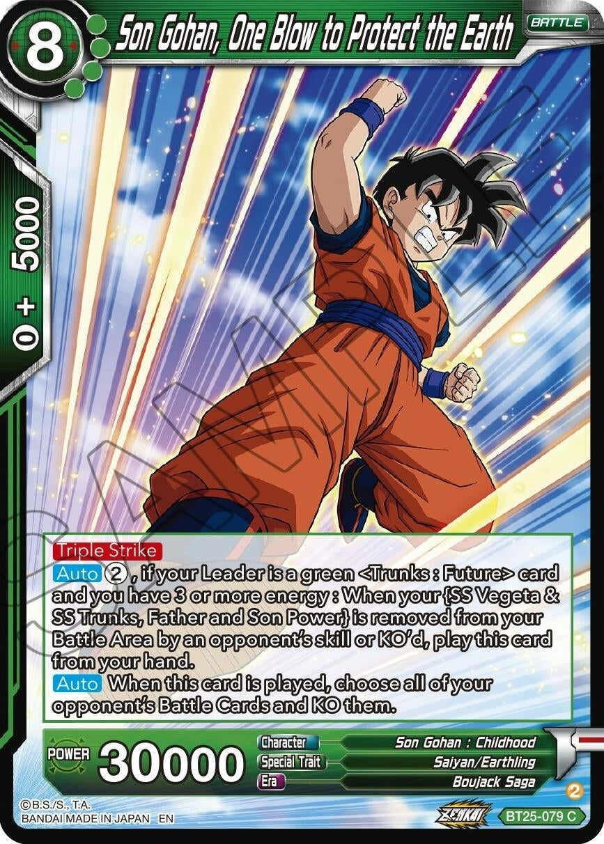 Image for Son Gohan, One Blow to Protect the Earth - Dragon Ball Super: Masters
