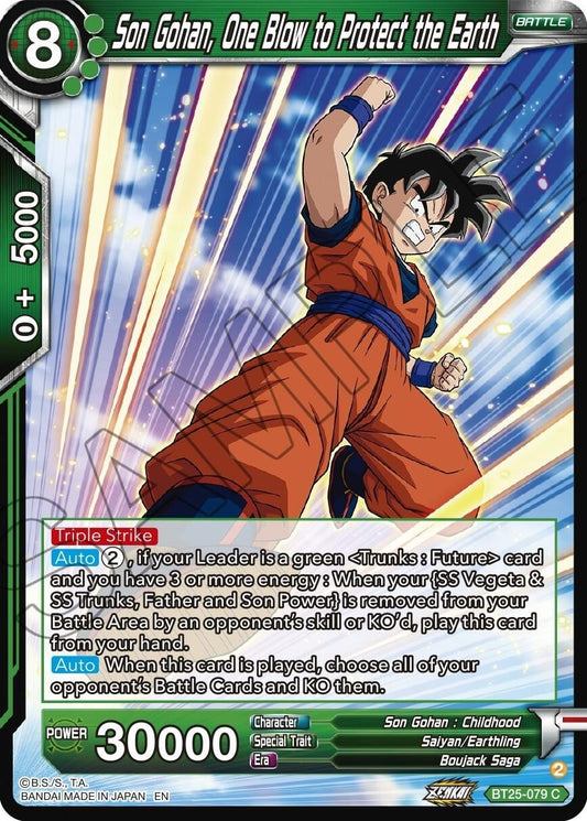 Image for Son Gohan, One Blow to Protect the Earth - Dragon Ball Super: Masters