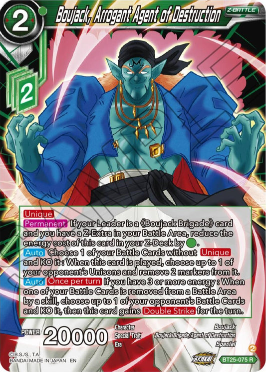 Image for Boujack, Arrogant Agent of Destruction - Dragon Ball Super: Masters